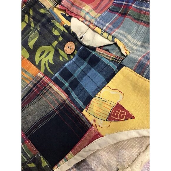 Men’s Tailor Vintage Patchwork Blazer Beach Themed Size L  🩵 - Picture 10 of 11